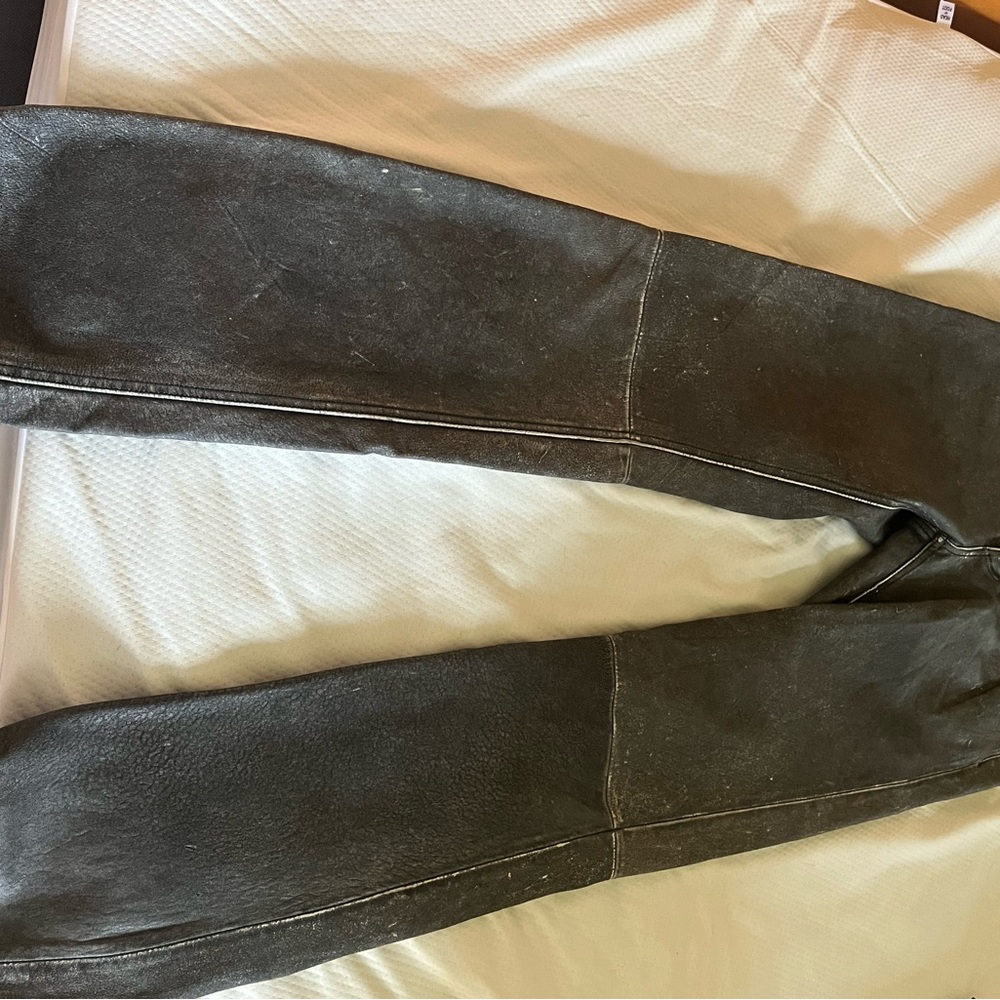M. Julian Silver Metallic Jeans Dark Gray